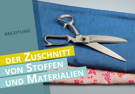 Anleitung über den Stoff Zuschnitt-DIY-Schere mit Stoffen