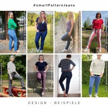 schnittmuster-Stretch-Jeans-design-beispiele-2 Designbeispiel2 für ein Schnittmuster der konfigurierbaren Frauen Jeans Hose