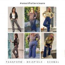 fit-beispiele-5-Flared-Jeans-Schmal-jeans-selber-naehen Jeanshose selber nähen, Beispiele der Schlag Jeanshose- schmale Passform 2