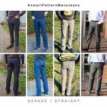 gerade-3-maenner-jeans-selber-naehen Jeanshose selber nähen, Beispiele 3. der Männer Jeanshose-gerade- straight beinform