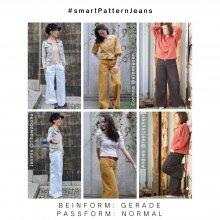 designbeispiele-11-wide-leg-jeans-selber-nähen-diy Jeanshose selber nähen, Designbeispiele 11 der Wide Leg Jeanshose, gerade Beinform mit normaler Passform am Gesäß