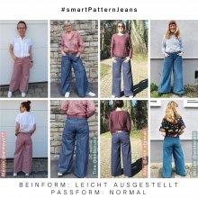 designbeispiele-7-wide-leg-jeans-selber-nähen-diy Jeanshose selber nähen, Designbeispiele 7 der Wide Leg Jeanshose, leicht ausgestellte Beinform mit normaler Paßform am Gesäß