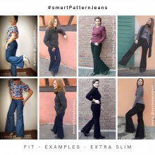fit-examples-1-flared-jeans-extra-slim-jeans-sew-it-yourself Sew your own jeans, examples of flared jeans - extra slim fit 1