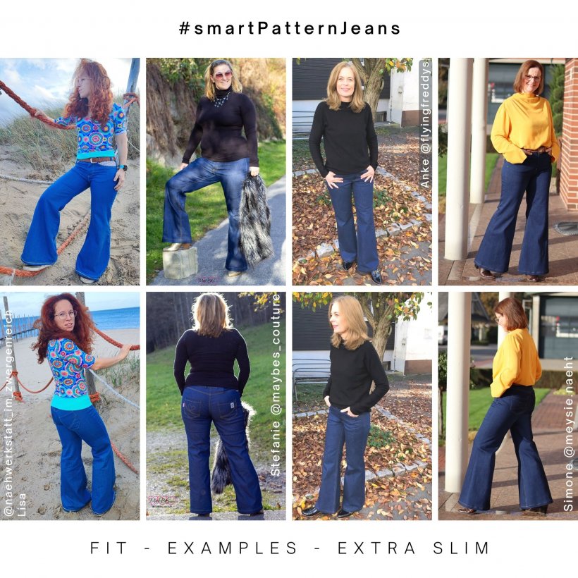 fit-examples-3-flared-jeans-extra-slim-jeans-sew-it-yourself Sew your own jeans, examples of flared jeans - extra slim fit 3
