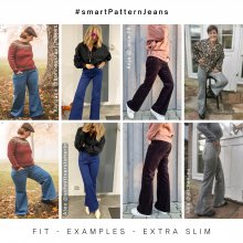fit-examples-4-flared-jeans-slim-jeans-sew-it-yourself Sew your own jeans, examples of flared jeans - slim fit 1