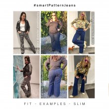 fit-examples-5-flared-jeans-slim-jeans-sew-it-yourself Sew your own jeans, examples of flared jeans - slim fit 2