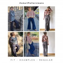 fit-examples-7-Flared-Jeans-regular fit-self-sewing Sew your own jeans, examples of flared jeans - regular fit 2
