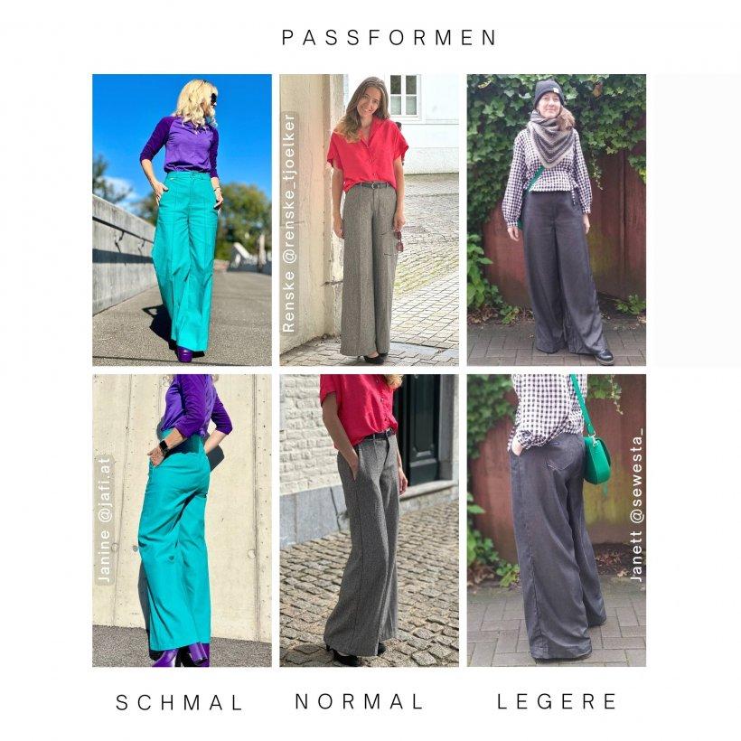 Marlenehose nähen- Passformvarianten Marlenehose nähen- Passformvarianten