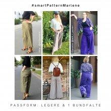 Marlenehose nähen- beispiele legere Paßform mit 1 Bundfalte Marlenehose nähen- beispiele legere Paßform mit 1 Bundfalte