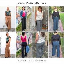 Marlenehose nähen- beispiele schmale Paßform Marlenehose nähen- beispiele schmale Paßform