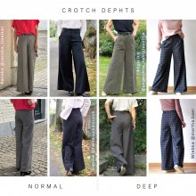 Sewing Marlene pants-variations of the crotch depth Sewing Marlene pants-variations of the crotch depth