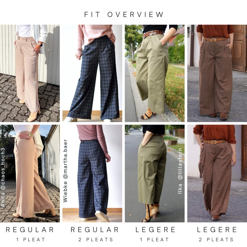 diy-marlene-pants-fits-with-pleats Sewing Marlene trousers - fit variations with pleats