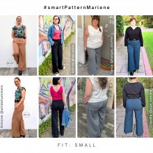 Sewing Marlene trousers- examples small fit Sewing Marlene trousers- examples small fit