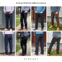 straight-1-men's-jeans-sew-it-yourself Sew your own denim pants, examples 1. of men's jeans-straight- straight leg shape