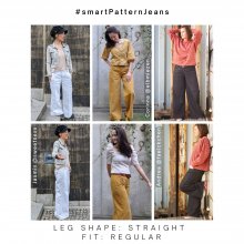 design-examples-11-wide-leg-jeans-sew-yourself-diy Sew your own jeans, design examples 11 of the wide leg jeans, straight leg shape with a normal fit at the seat