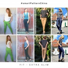 fit examples Chino women extra small