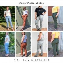 fit examples Chino women slim and straight
