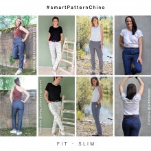 fit examples Chino women small