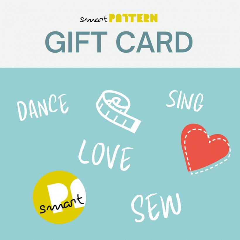 printable giftcard for smartpatterm sewing pattern