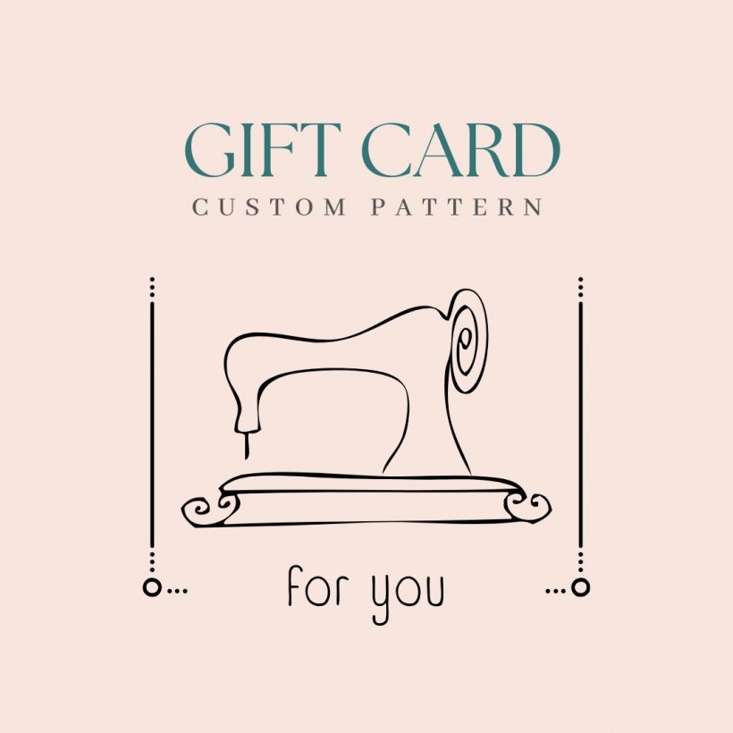 printable giftcard for smartpatterm sewing pattern machine rose motif