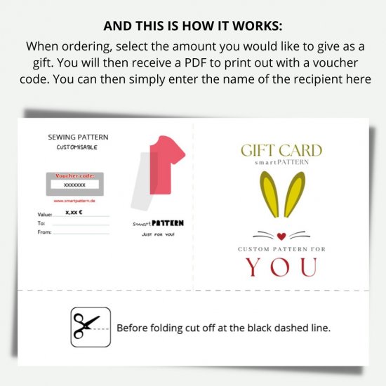 printable giftcard for smartpatterm sewing-pattern order-instruction easter motif