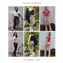 Passform Beispiele Girlfriend-Jeans- schmal-für 20% dehnbaren Denim