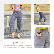 barrel-leg-jeans-schnittmuster-smartpattern-Janine-mittlere-auspraegung-seitlicher-keileinsatz barrel leg jeans in mittlerer ausprägung mit Keileinsatz