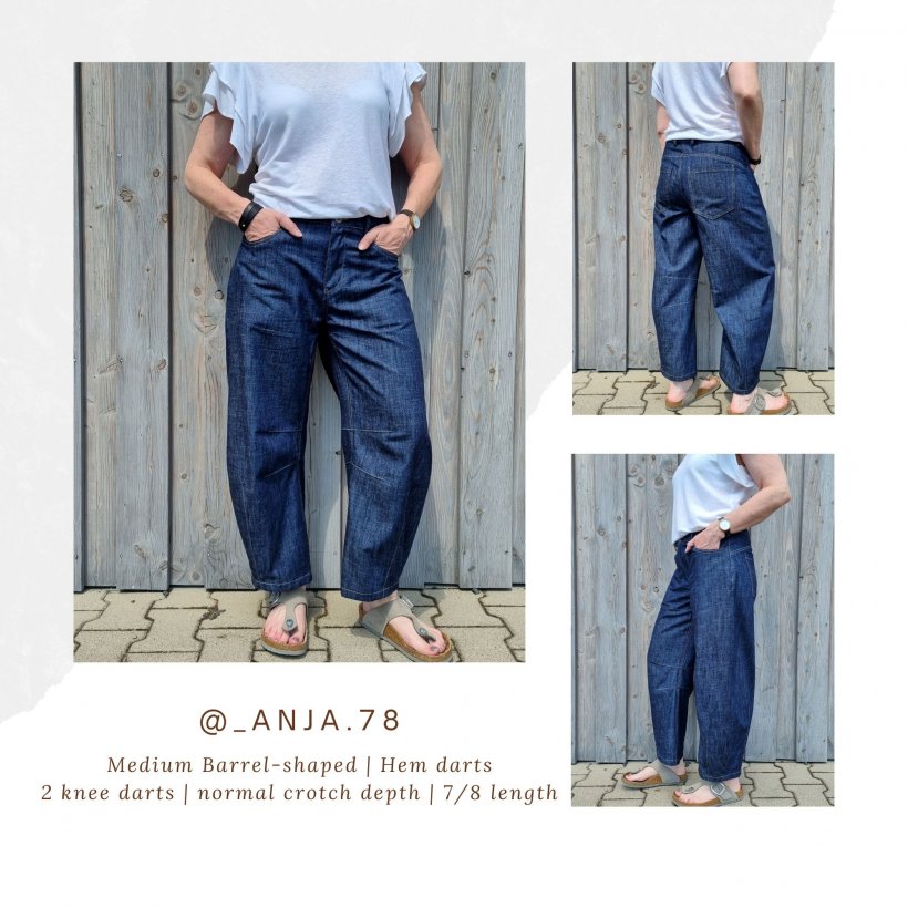 barrel-leg-jeans-sewing-smart-pattern-anja-medium-shaped-knee-and-hem-darts Medium shaped barrel leg jeans to made to measure-smart-pattern