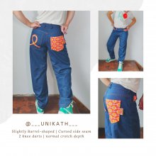 barrel-leg-jeans-sewing-smart-pattern-unikat-medium-shaped barrel leg jeans in medium cut according to smartpattern pattern