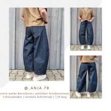 barrel-leg-jeans-schnittmuster-smartpattern-anja-extra-starke-auspraegung-seitlicher-streifeneinsatz-knieabnaeher-1 barrel leg jeans in starker ausprägung nach smartpattern schnittmuster mit seitlichem Einsatzstreifen