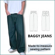 cover picture custom made-to-measure sewing patterns for baggy jeans