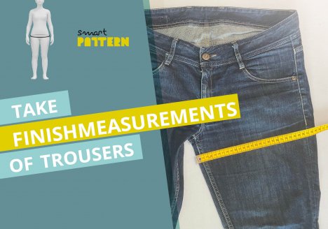 Cover picture for take finish measuremtents of trousres instruction