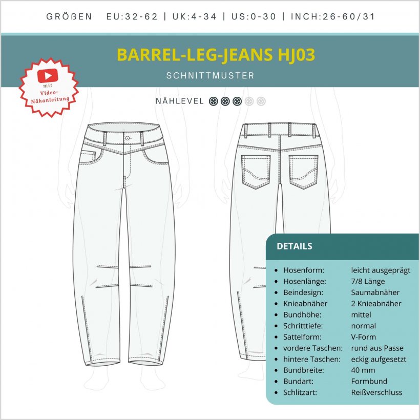 Barrel-leg-jeans-hj03-schnittmuster-details-und-skizze Detailübersicht für Barrel-Leg-Jeans HJ03