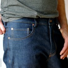 Selvedge-mens-jeans-hj05-mid-waist-Detail Detailansicht Selvedge-Mens-Jeans HJ05