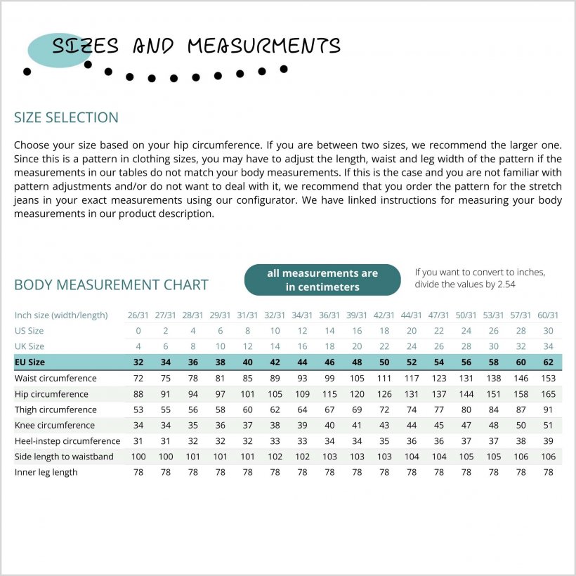 Stretch-jeans-hj01-measurements-and-sizes Body measurements for Stretch Jeans HJ01