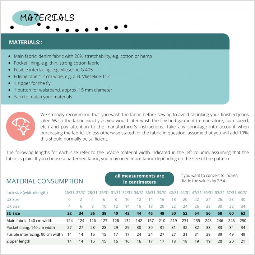 Stretch-jeans-hj02-materials Material overview for bootcut stretch jeans HJ02