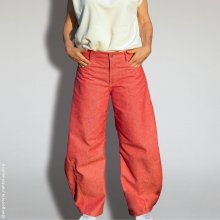 barrel-leg-mid-waist-jeans-hj04-front-view Design example Barrel-Leg-Jeans HJ04 Front View