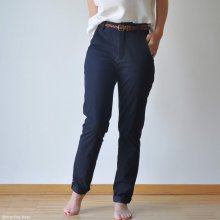 Frauen-Chino-hC01-high-waist-schmal-Vorderansicht