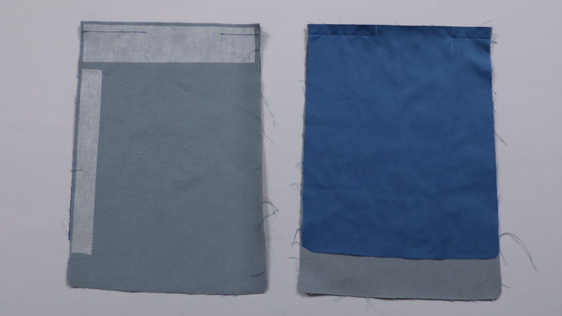 Parka mit Kapuze nähen - Fertig angenähtes Futter mit Wendeöffnung.