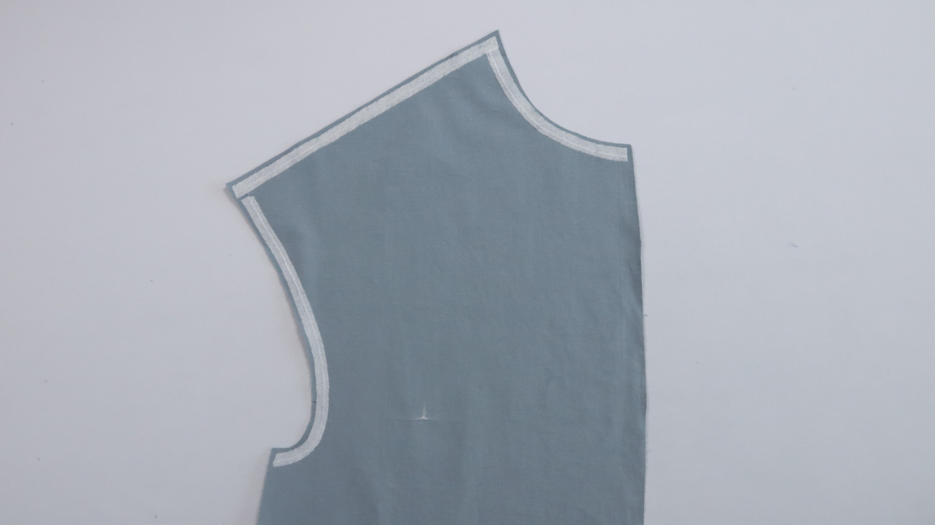 Parka mit Kapuze nähen - Sichern der Nähte gegen Ausdehnen.