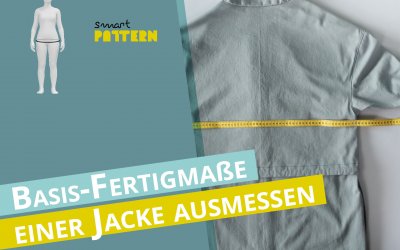 Titelbild zur Anleitung Fertigmaße einer Jacke ausmessen