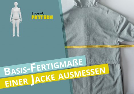 Titelbild zur Anleitung Fertigmaße einer Jacke ausmessen