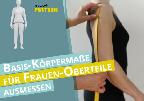 Basis Körperpermaße für Frauen Oberteile ausmessen Thumbnail