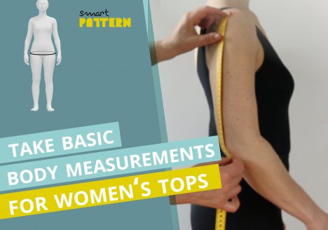 Basic body measurements for women's tops Thumbnail