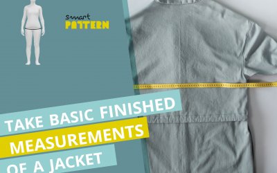 Titelbild zur Anleitung Fertigmaße einer Jacke ausmessen
