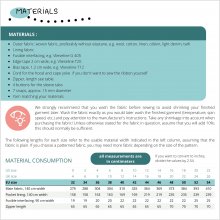 Parka with hood JM02 Material overview