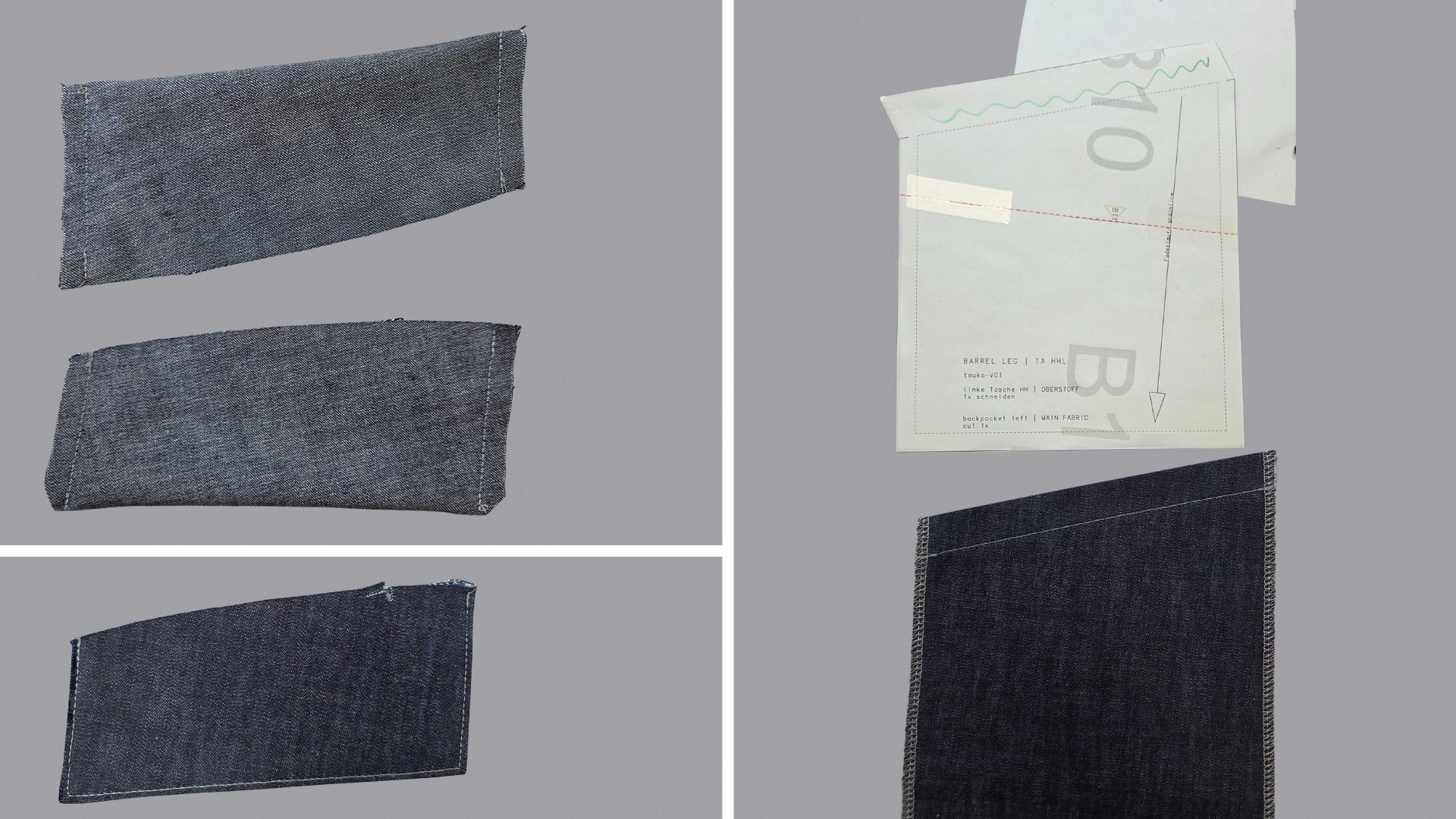 Das Bild zeigt hintere Taschenklappe und Tasche.