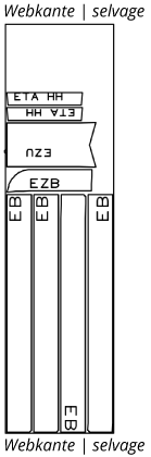 Cut interlining size 40 Business trousers HB01