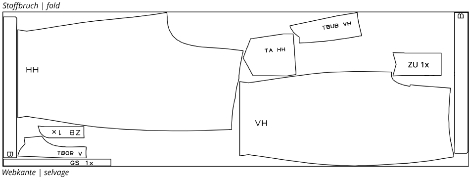 Business trousers HB01 outer fabric size. 50