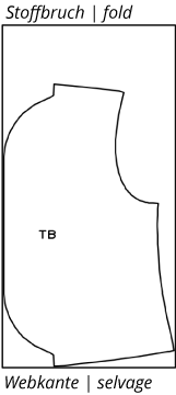 Zuschnittplan Taschenfutter